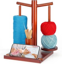 Wooden Yarn Holder for